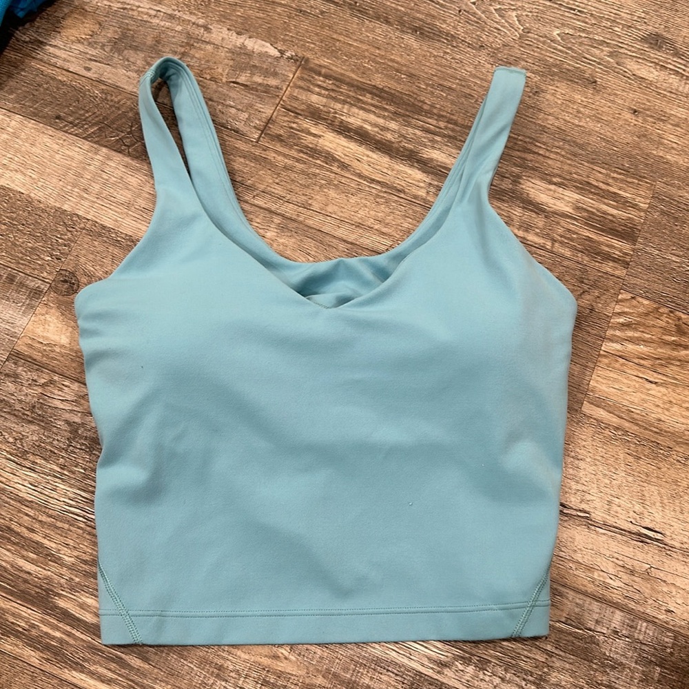 Lululemon Align Tank top! size 4, color: turquoise blue